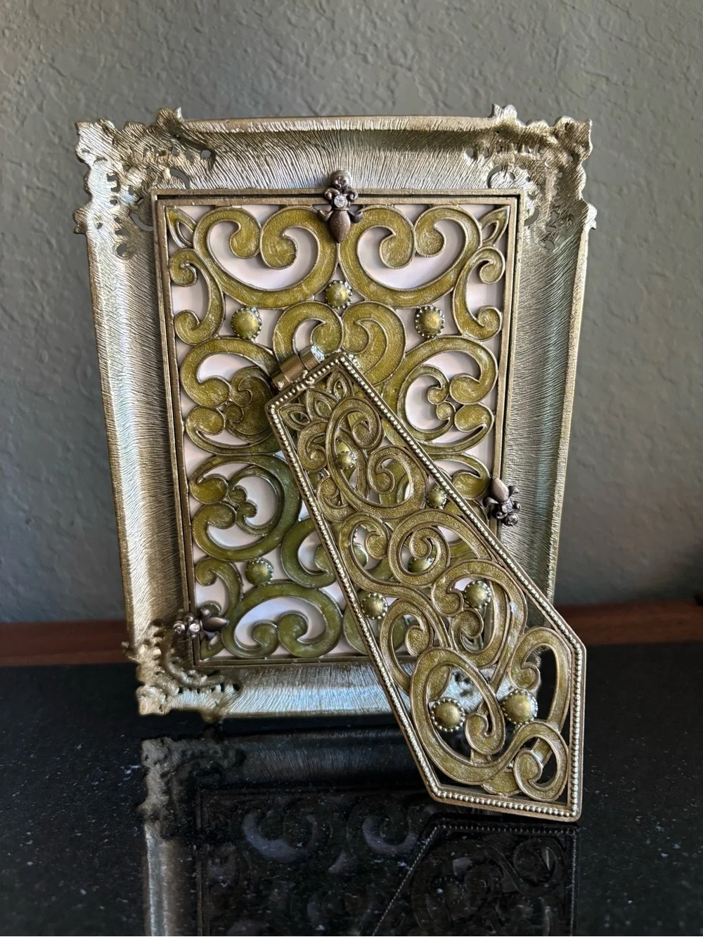 Vintage Crystal Picture Frame